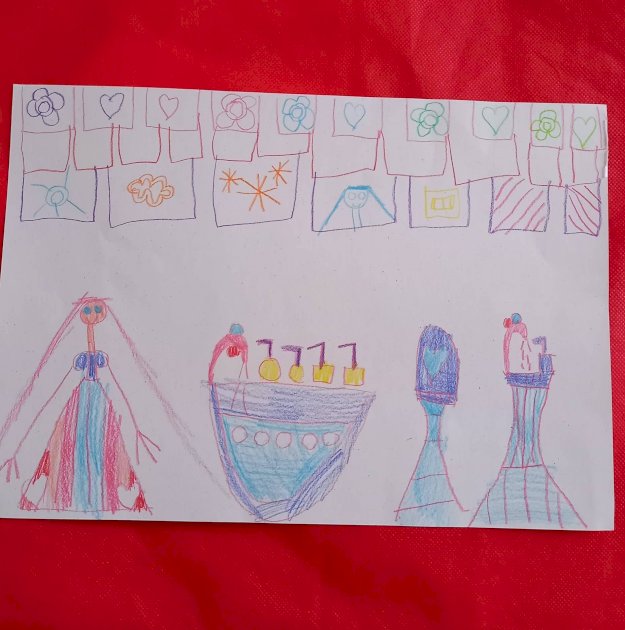 Felújítandó mosdóhelyiségről egy rajz