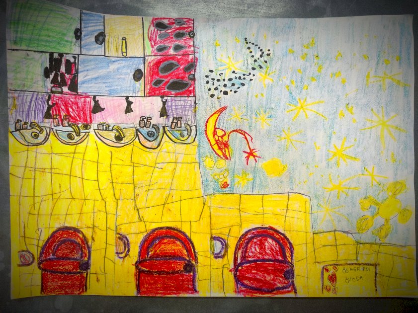 Felújítandó mosdóhelyiségről egy rajz